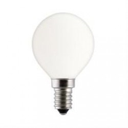 Лампа GE  25DK1/O/E14 230V 2/20 -   шарик опаловый d=45 033147 - фото 16322
