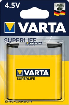 Батарейки VARTA SUPERLIFE 2012 3R12 SR1 - (блистер 1шт) 4008496556595 - фото 163818
