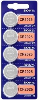 Батарейки литиевые SONY CR2025 BL5 10769Б - фото 165042