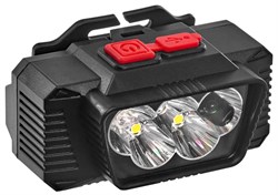 Фонарь аккумуляторный налобный FOCUSray 1312 18650 800 мАН 3,7V диоды 3W 890231   890231 - фото 165299