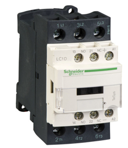 Контактор 3Р 38A, НО+НЗ, 24V, ограничитель перенапряжения Schneider Electric LC1D38BD - фото 165464