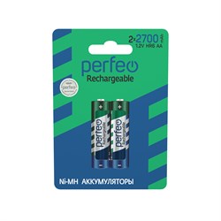 Perfeo AA2700mAh/2BL  Аккумулятор PF AA2700/2BL - фото 166015