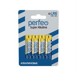 Perfeo LR6/4BL Super Alkaline PF LR6/4BL - фото 166228