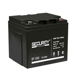 Аккумулятор SF 12В 40Ач SF 1240 Security Force SF 1240 - фото 168898
