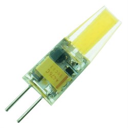 Лампа FL-LED G4-COB 3W 12V 6400К G4  210lm  10*32mm  FOTON_LIGHTING  - 607089 - фото 17323