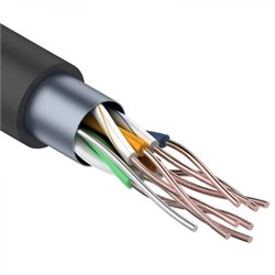 Кабель FTP 4PR 24AWG CAT5e 305м OUTDOOR + ТРОС*1 REXANT 01-0144 - фото 19441