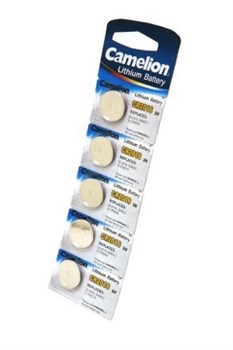 Батарейки литиевые Camelion CR2016-BP5 CR2016 BL5 06442Б - фото 19734