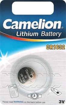 Батарейки литиевые Camelion CR1632-BP1 CR1632 BL1 06452Б - фото 19736