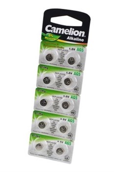 Батарейки алкалиновые Camelion AG5-BP10(0%Hg) AG 5 393 BL10 14988Б - фото 19748