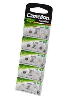 Батарейки алкалиновые Camelion AG0-BP10(0%Hg) AG 0 379 BL10 14986Б - фото 19757