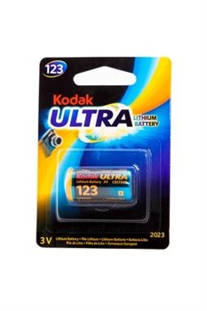 Батарейки литиевые Kodak ULTRA CR123 BL1 12122Б - фото 19777