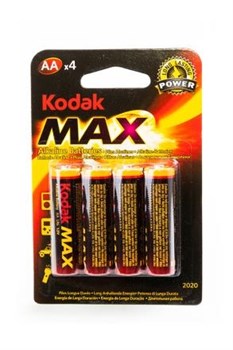Батарейки Kodak Max LR6 BL4 12040Б - фото 19779