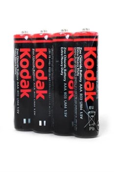 Батарейки Kodak Extra Heavy Duty R03 SR4, в упак 40 шт 12546Б - фото 19790