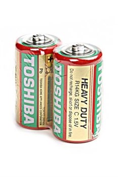 Батарейки средние TOSHIBA Heavy Duty R14 SR2, в упак 24 шт 07943Б - фото 19795