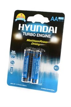 Батарейки HYUNDAI POWER ALKALINE LR6 BL2 13384Б - фото 19982