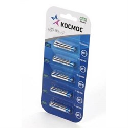 Батарейки КОСМОС LR03 ААА BL5 (блистер 5шт) 05291Б - фото 20020