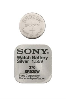 Батарейки серебряно-цинковые SONY SR920W 370 08969Б - фото 20084