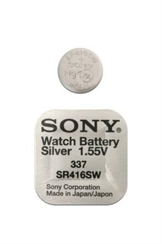 Батарейки серебряно-цинковые SONY SR416SWN 337 08953Б - фото 20090