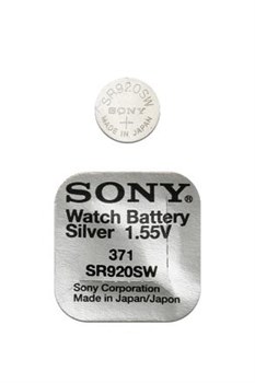 Батарейки серебряно-цинковые SONY SR920SW 371 08455Б - фото 20107