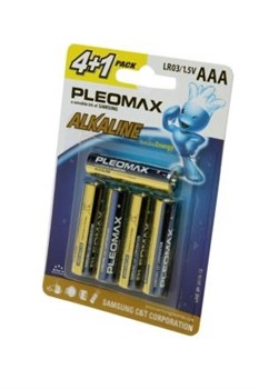Батарейки PLEOMAX LR03-4+1 BL5 10436Б - фото 20127