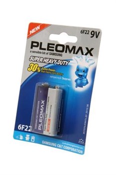Батарейки Крона PLEOMAX 6F22 BL1 07640Б - фото 20130