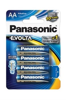 Батарейки Panasonic EVOLTA LR6EGE/4BP LR6 BL4 12303Б - фото 20135