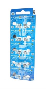 Батарейки серебряно-цинковые RENATA SR712SW 346 BL10 12959Б - фото 20165