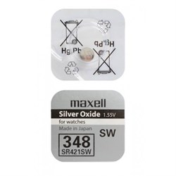Батарейки серебряно-цинковые MAXELL SR421SW 348 01940Б - фото 20271