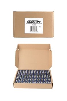 Батарейки Крона ROBITON STANDARD 6LR61 9V BULK100, в упак 100 шт 13805Б - фото 20424