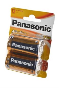 Батарейки Panasonic Alkaline Power LR20APB/2BP LR20 BL2 (блистер 2шт) 14315Б - фото 20446