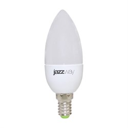 Свеча Лампа светодиодная LED 9Вт Е14 холодный матовая   JazzWay 2859488A - фото 20682