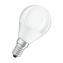 Лампа шар PCLP40DIM    5,3W/827 220-240VFR  E14 470lm ( СНЯТО см 4058075134546) 4058075147935 - фото 20724