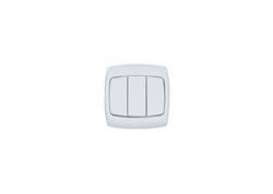 РОНДО Выключатель трехклавишный скрытый 250В 10А белый Schneider Electric VS05U-321-BI - фото 21966
