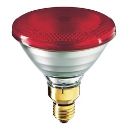 Лампа FL-IR PAR38 175W RED E27 230V красное стекло (инфракрасная  ) 609823 - фото 22309
