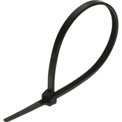 Стяжки нейлоновые КСС 8*400 (ч) (100шт.) (Fortisflex) 50285 - фото 23418