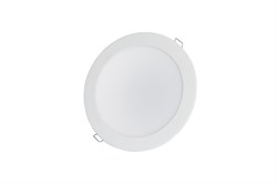 Встраиваемый светодиодный светильник LIGA  30W 230V 4000K 90гр. D=225мм (d=195-210мм) 2800Лм PF-0.9, IP44 -   (E1) DL-2000000786421 - фото 24520