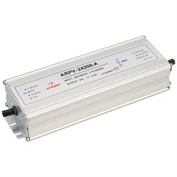 Блок питания ARPV-24200-A (24V, 8.3A, 200W) (Arlight, IP67 Металл, 3 года) 024089(1) - фото 30285