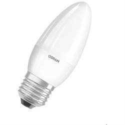 Лампочка светодиодная OSRAM LED Value B, 800лм, 10Вт, 3000К (теплый белый свет). Цоколь E27, колба B, Свеча, 1 шт 4058075579538 - фото 30790