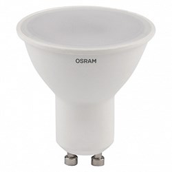 Лампочка светодиодная OSRAM LED Value PAR16, 480лм, 6Вт (замена 50Вт), 3000К (теплый белый свет), Цоколь GU10, колба PAR16, софит 4058075581449 - фото 33960