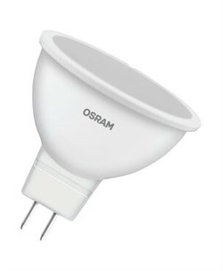 Лампочка светодиодная OSRAM LED Value MR16, 480лм, 6Вт, 6500К (холодный белый свет), Цоколь GU5.3, колба MR16, упаковка 5 шт 4058075584952 - фото 34378