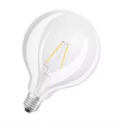 Лампа светодиодная филаментная OSRAM Parathom Deco, 250 лм, 2,5Вт (замена 25Вт), 2700K (теплый белый 4058075438774 - фото 35163