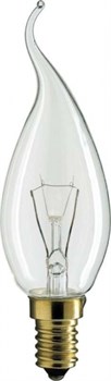 Deco CL 40W E14 230V BXS35  (свеча на ветру-прозрачн.) PHILIPS - лампа 921476844213-1 - фото 36947