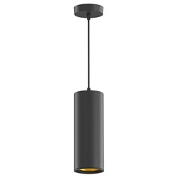 Светильник Gauss Overhead подвесной цилиндр 12W 920lm 4100K 170-240V IP20 79*200мм черный золото LED HD035 - фото 38162