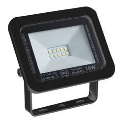 Светильник STR-FIRE ECO 10W 4200K IP65 110гр 230V SMD 1000Лм PF?0.9 Черный -  уличный светодиодный   FL-2000000294254 - фото 38773