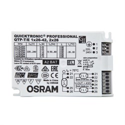 ЭПРА OSRAM QTP  T/E 1X26-42  /  2X26  220-240   4008321537089 - фото 38892