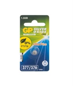 Батарейки серебряно-цинковые GP 377F-7CR1 2000000907574 - фото 39148