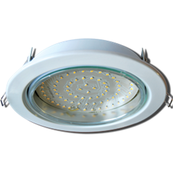 Светильник Ecola GX70-H5   белый встр. без рефл. 53x151 (кd135) FW70H5ECB-1 - фото 40913