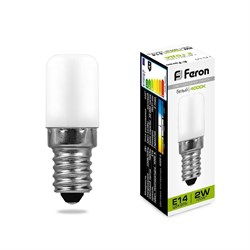 Лампа светодиодная LED 2вт Е14 белый для холодильников (LB-10) 25897-1 - фото 41118