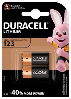 Батарейки DURACELL ULTRA CR123A BL2 (блистер 2шт) 5000394020320 - фото 41389