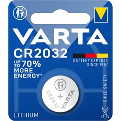 Батарейки литиевые VARTA ELECTRONICS CR2032 BL1 (блистер 1шт) 4008496276882 - фото 56174